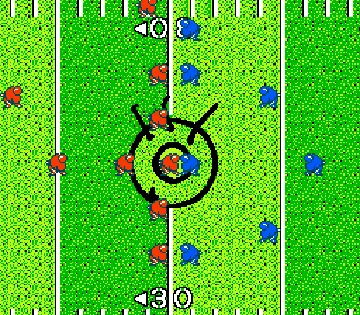 Quarter Back Scramble (USA) (Proto) screen shot game playing